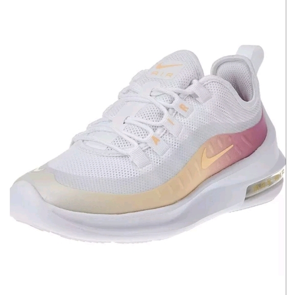 Nike Air Max Axis Premium Running Shoes White Pink Size 10 - Picture 1 of 9